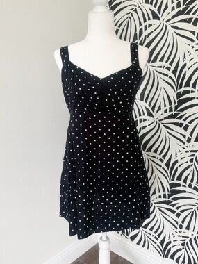 Old Navy Polka Dot Dress- Navy